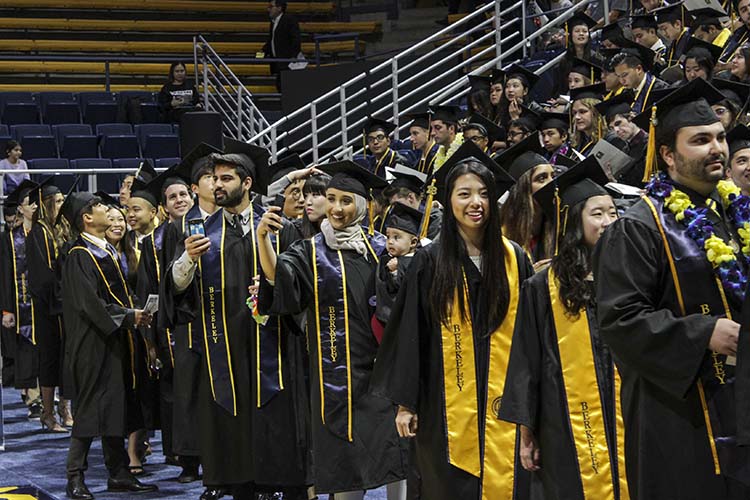 a crowd of graduates