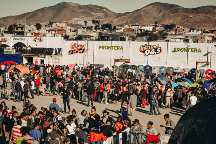  El Barretal immigration camp, Tijuana