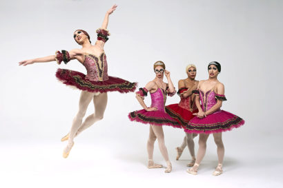 Ballet dancers from Les Ballets Trockadero de Monte Carlo