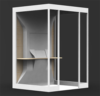 soundproof glass karaoke booth