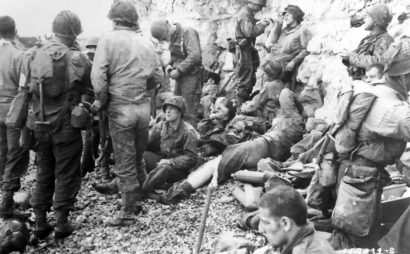 American troops on Omaha Beach