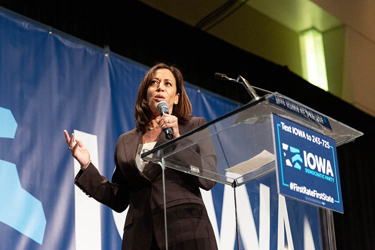 a woman on stage