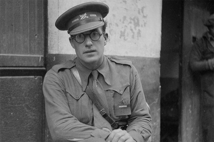 Robert Hale Merriman, a major in the XV International Brigade in the Spanish Civil War.