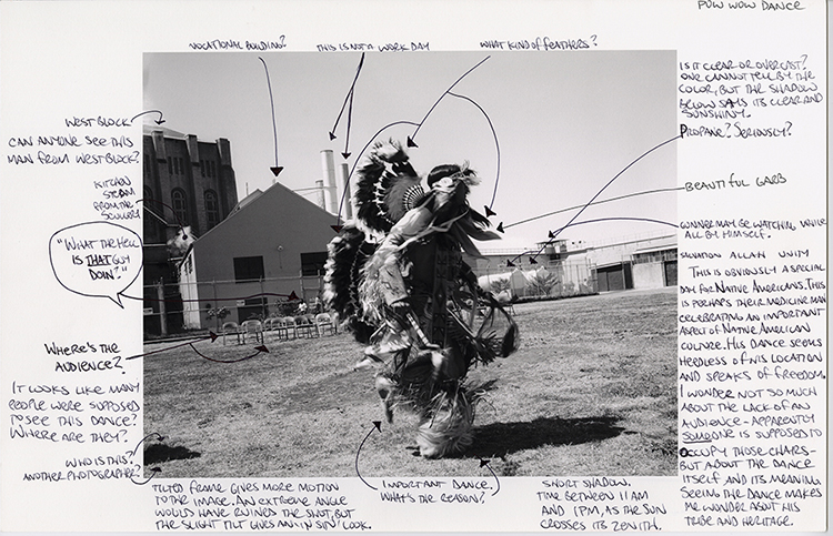 a native american performs at the prison