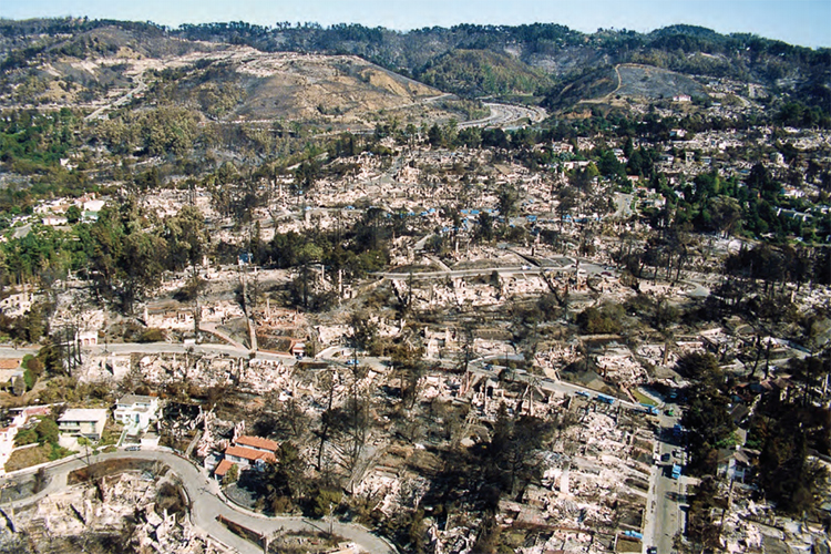 oakland hills after the 1991 fire