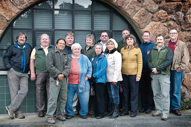 Group photo of EBRPD firefighters in 2011