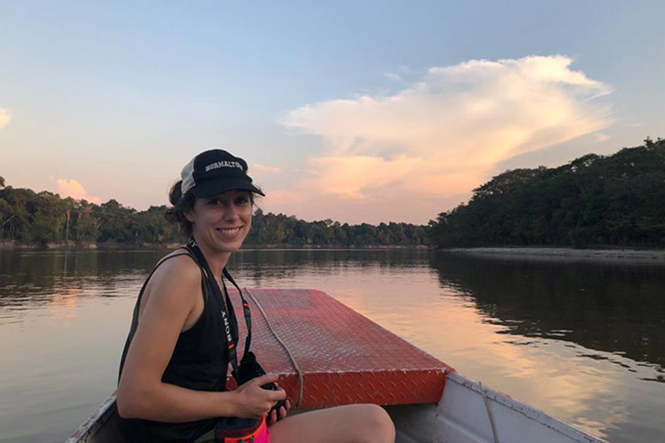 Princeton University student Julie Tierney met Giovanna Figueroa through their field work in the Amazon basin.