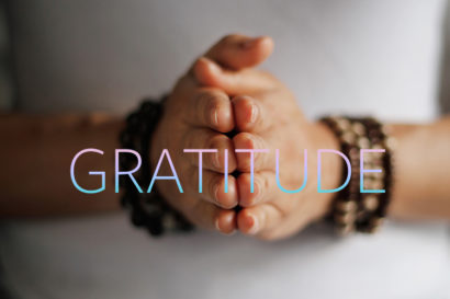 Hands pressed together. Image for Dacher Keltner gratitude video.