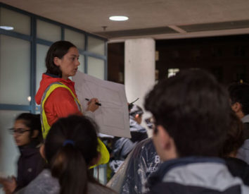 Boser working as an EMT during the 2018 Camp Fire