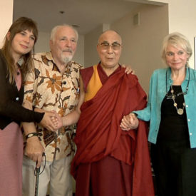 Mason, Paul and Eve Ekman and the Dalai Lama.
