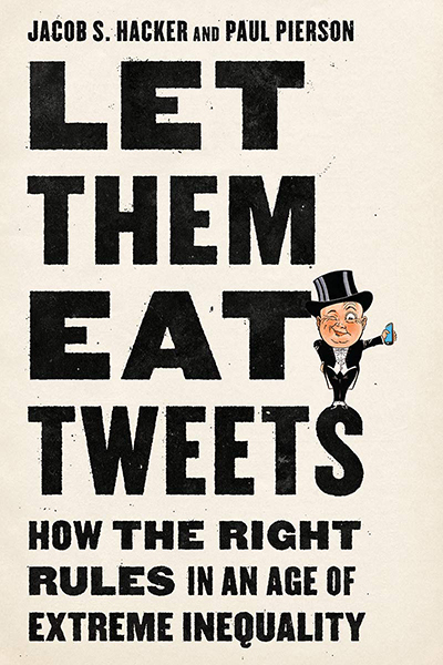 book cover that reads: "Let them eat tweets"