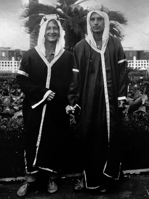 Paul Rabinow, à gauche, et Paul Ryan à Tanger en 1969.