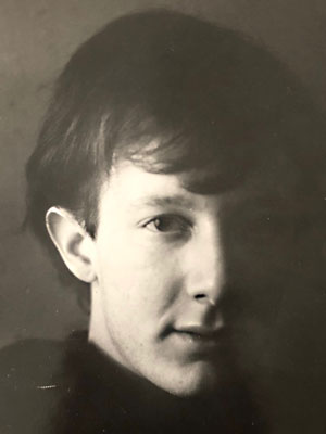 Portrait de Paul Rabinow jeune homme.