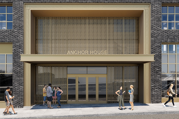 Rendering of the Anchor House entrance