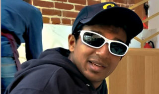 Hari Srinivasan on campus.