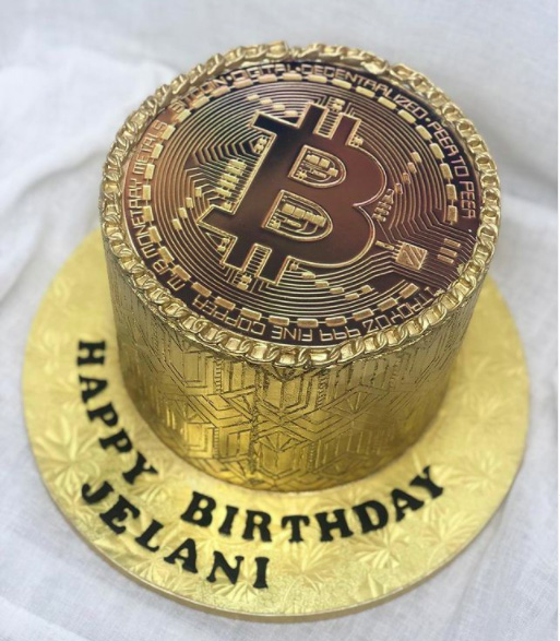 Bitcoin cake