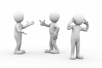 illustration of two people arguing