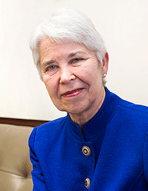 UC Berkeley Chancellor Carol Christ with a serious expression