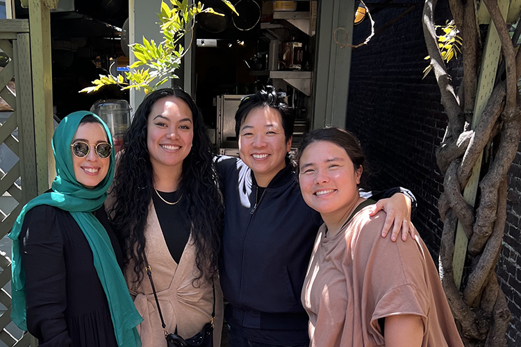 Eunice Kwon poses with her APASD staff