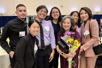 Students, staff and faculty celebrate the 50th anniversary of UC Berkeley's Asian American and Asian Diasporas Studies department.