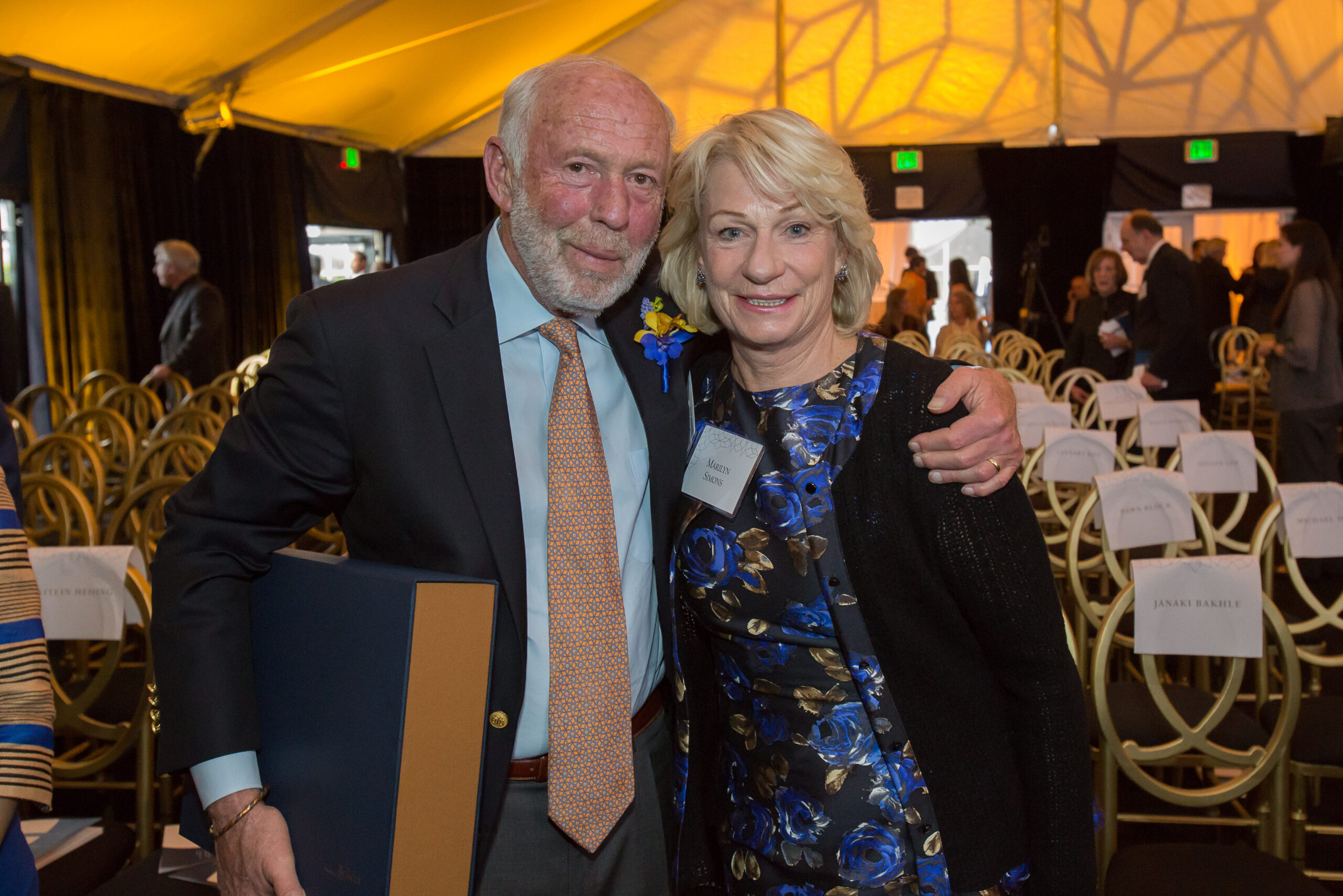 Jim and Marilyn Simons at the 2016 Charter Gala.
