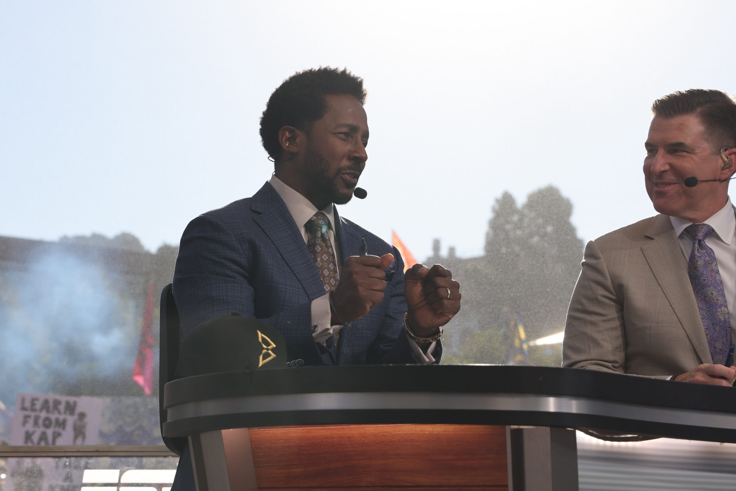 ESPN College GameDay host Desmond Howard.