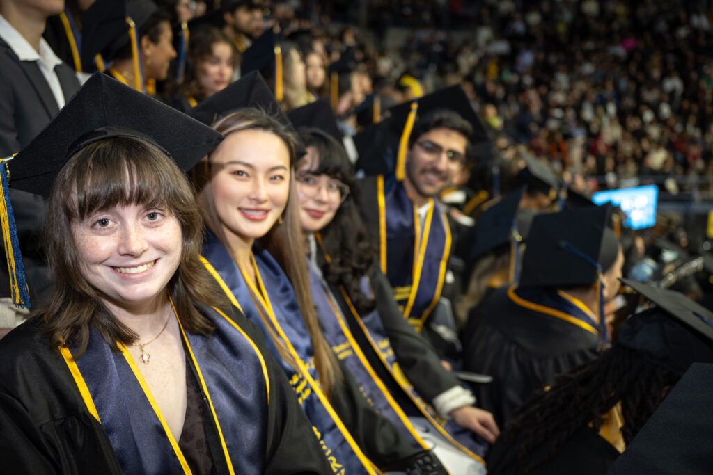 (Left to right) Jenai Simons, Zhen Liu, Isabel Caro and Mohammad Hashemi