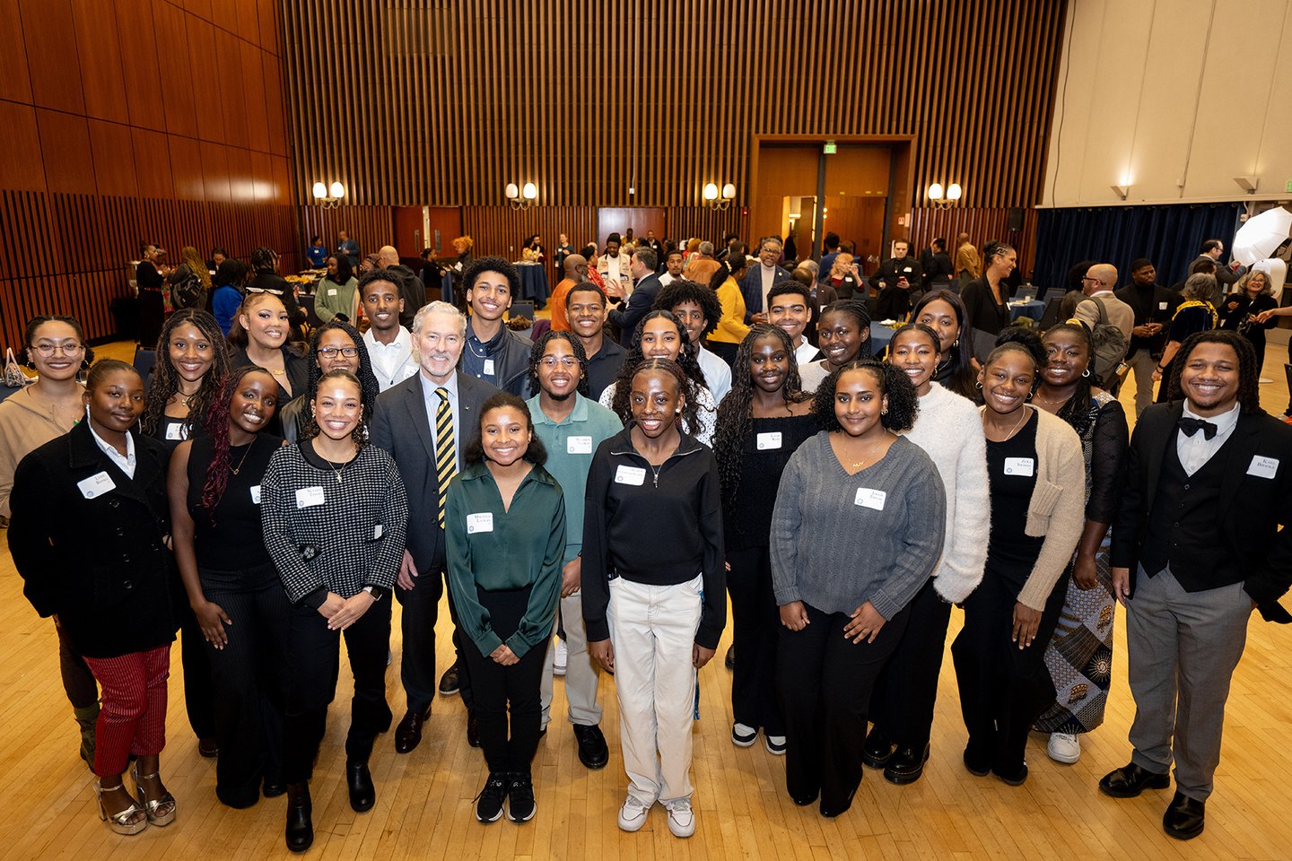 A celebration on Feb. 20, 2025, welcomed 27 new recipients of the African American Initiative Scholarship.