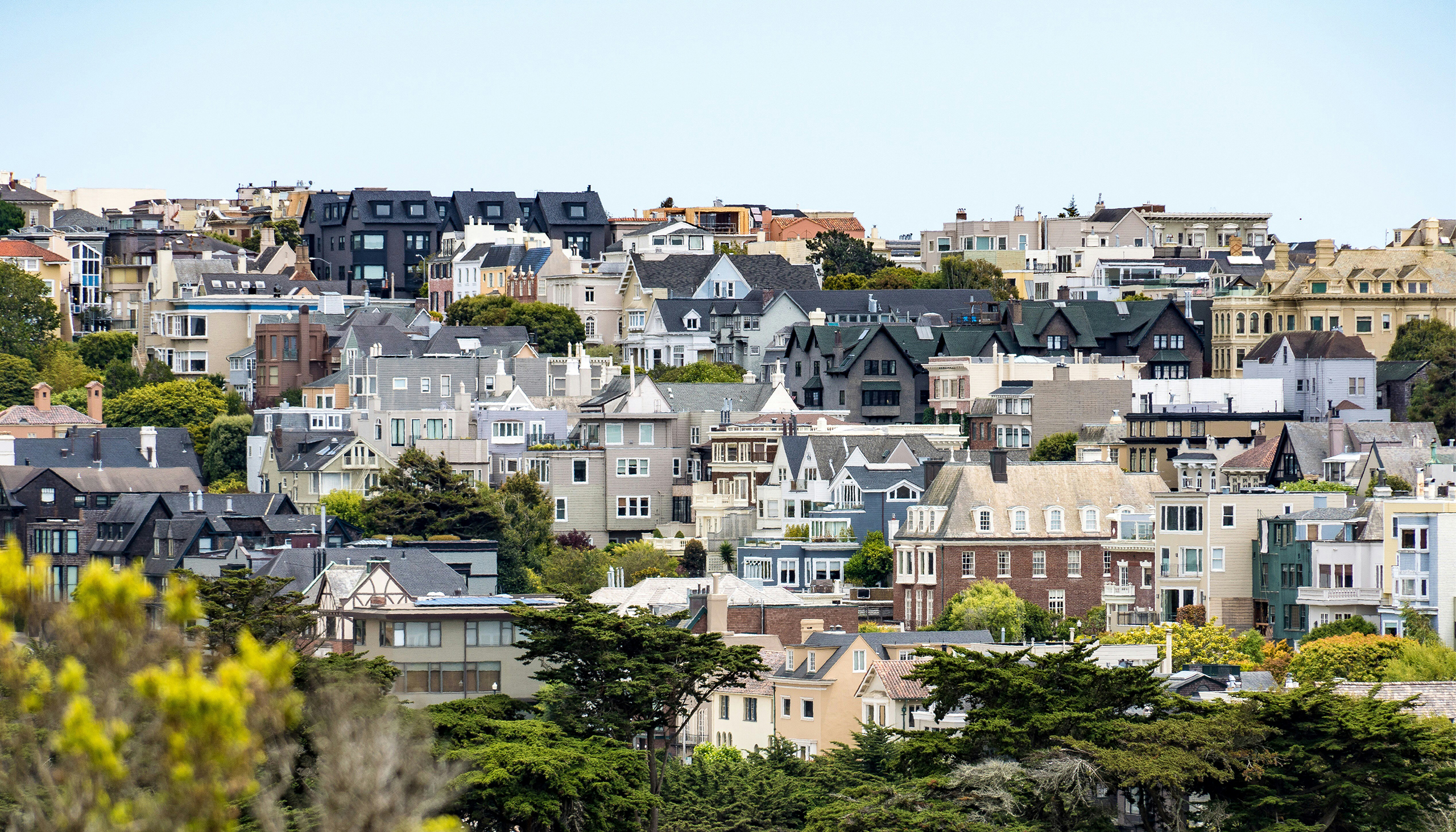 Dense housing in San Francisco
