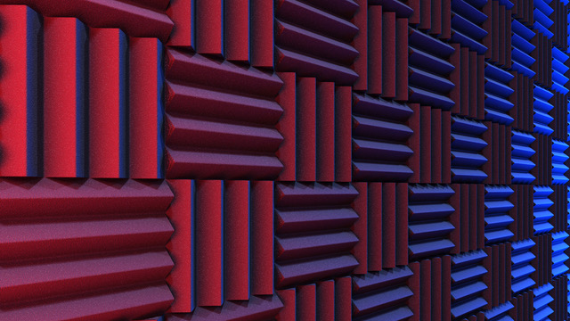 An illustration shows a material with alternating horizontal and vertical grooves.