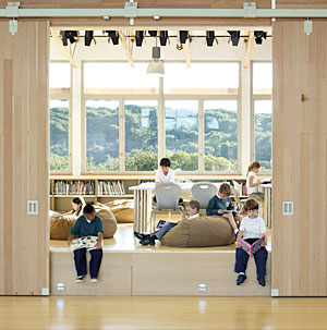 library area at Chartwell School