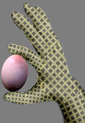 Illustration of artificial e-skin