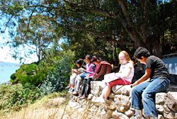 Campers enjoy the outdoors