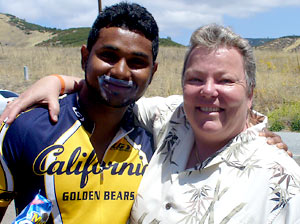 Chathu Day with Lori Jean, executive director, L.A. Gay and Lesbian Center