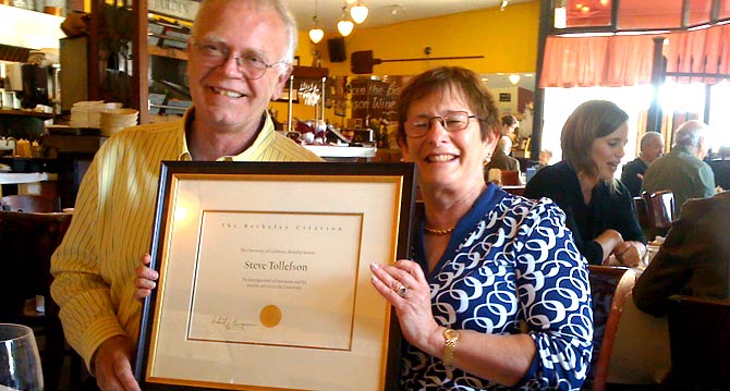 Steve Tollefson and Catherine Koshland