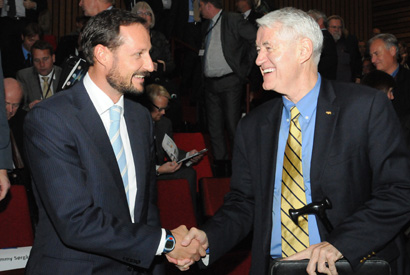 Crown Prince Haakon, Chancellor Birgeneau