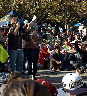 General assembly of protesters