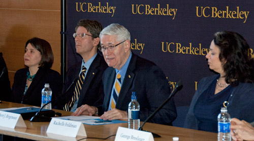 Press conference announcing Berkeley Middle Class Access Plan