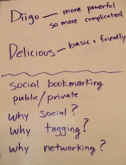 blackboard ideas on social bookmarking