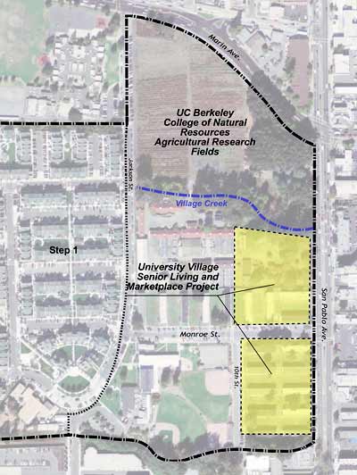 aerial view of Gill Tract