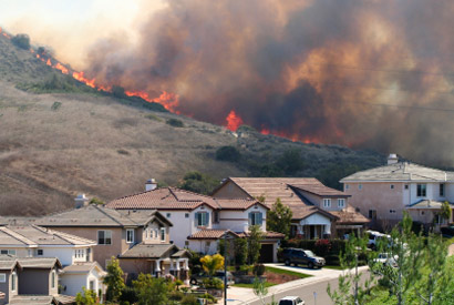 Southern California wildfire.