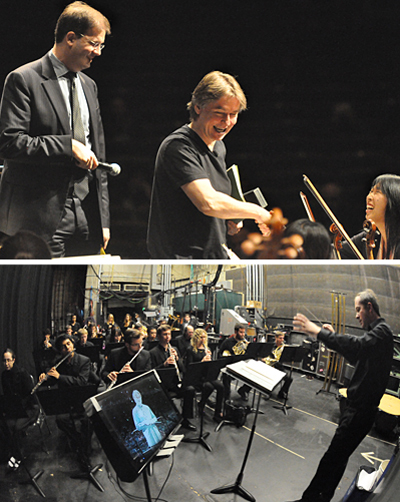 Matias Tarnopolsky, Esa-Pekka Salonen, the banda